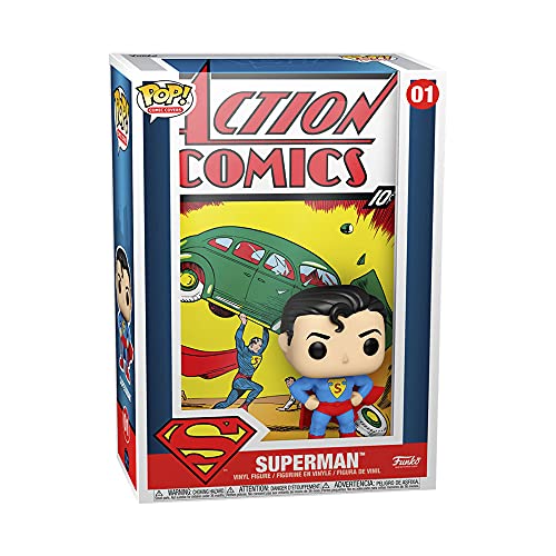 Funko POP! Vinyl Cover: DC-Superman Action Comic - Collectable Vinyl Figure - Gift Idea - Official Merchandise - Toys for Kids & Adults - Model Figure for Collectors and Display - Standard
