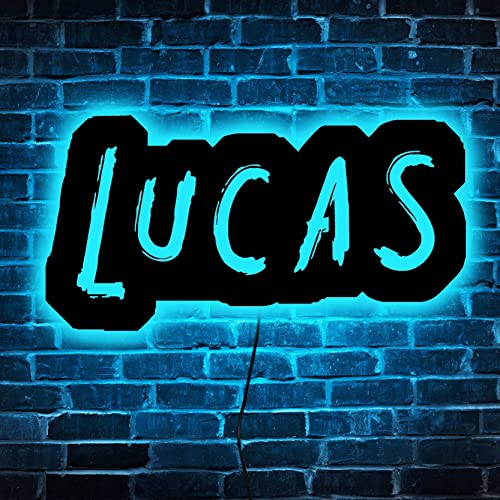 SOULSIS Custom LED Neon Signs for Bedroom Wall Decor Personalized Neon Signs for Wedding Birthday Party Bar Logo Fancy Your Name Neon Sign for Your Bedroom Business or Home - Name Sign