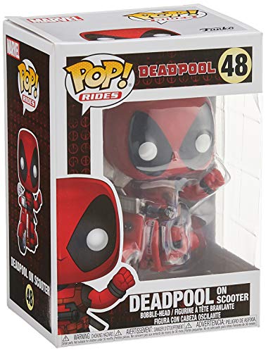 Funko POP! Rides: Deadpool - Deadpool & Scooter - Collectable Vinyl Figure - Gift Idea - Official Merchandise - Toys for Kids & Adults - Comic Books Fans - Model Figure for Collectors and Display