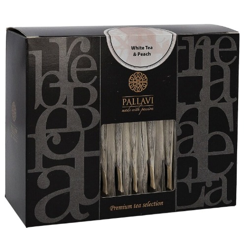 Herbata biała Pallavi White&Peach 25x4g