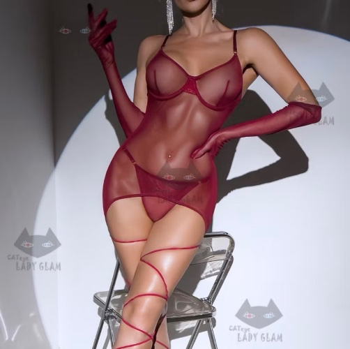 Sexy see-through dress