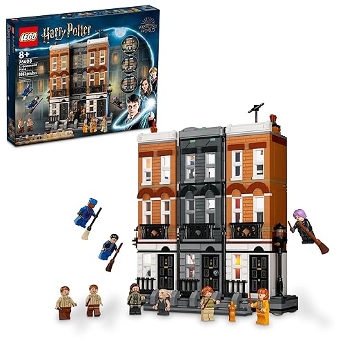 LEGO Harry Potter 12 Grimmauld Place 76408 Building Toy Set for Kids, Girls, and Boys Ages 8+ (1,083 Pieces) - Multicolor