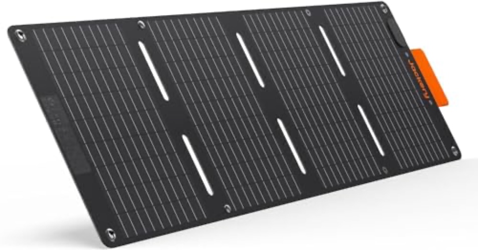 Jackery SolarSaga 40W Mini Solar Panel,Portable Solar Panels with USB-C & USB-A Ports,Book-Sized Foldable Solar Charger for Phones,Compatible with Jackery E300Plus, IP68 Waterproof for Hiking&Camping - SolarSaga 40Wmin