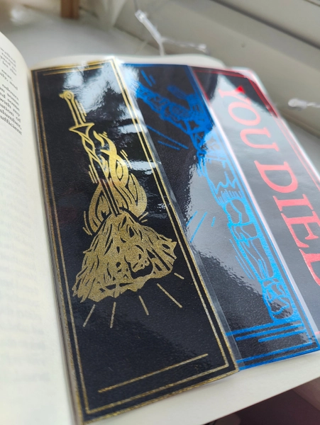 Dark Souls foil bookmarks