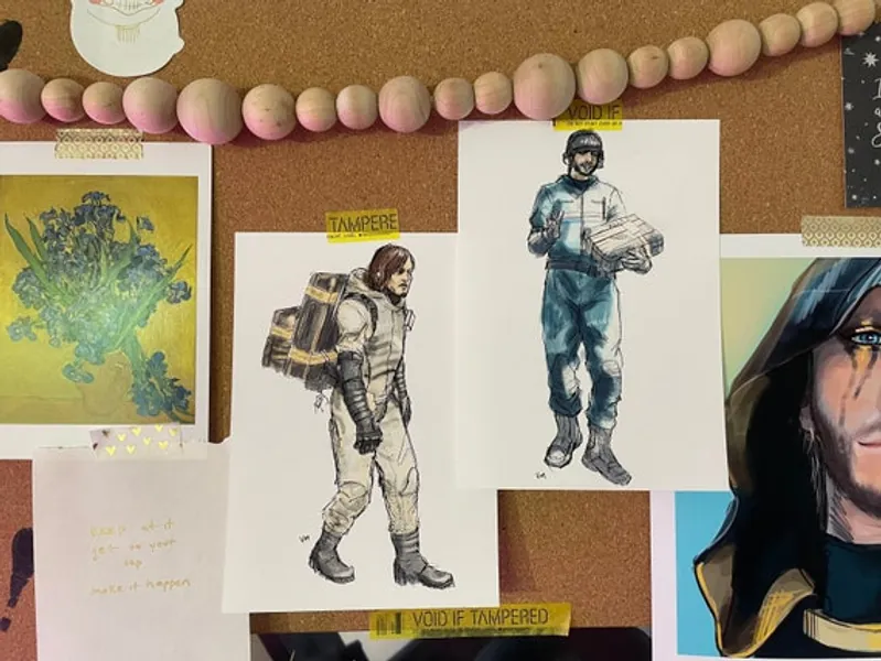 Mini Prints  Death Stranding Inspired Art Prints - Etsy UK