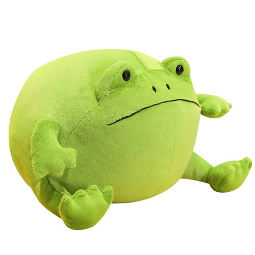 Frog Plush Pillow Round Plush Pillow Super Soft and Comfortable Plush Frog Toy Durable Frog Plush Toy, Plush Stuffed Frog Pillow Toy-20cm Children's Plush Animal Pillow (frog-A, 20cm) - Frog-a 20cm