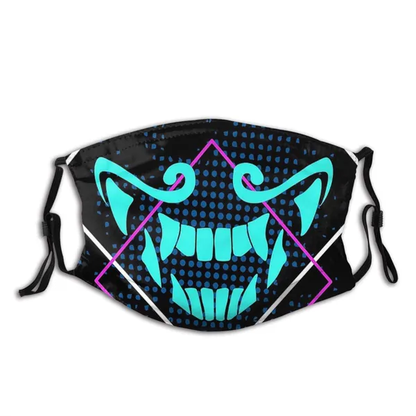 Hhana Masks-Kda Akali Cloth Dust Masks are Washable, Reusable, Adjustable 1 Pcs Black