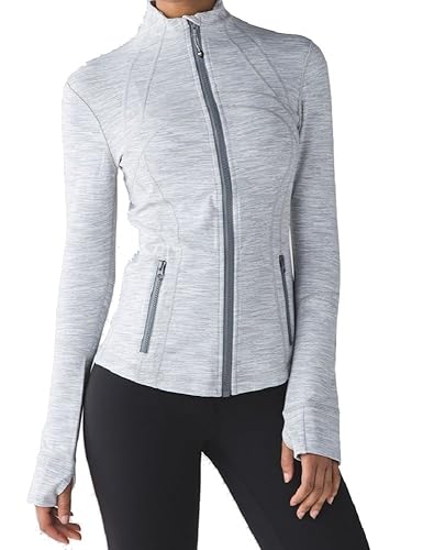 lululemon Define Jacket - 12 - Wee Are from Space Ice Grey Alpine White