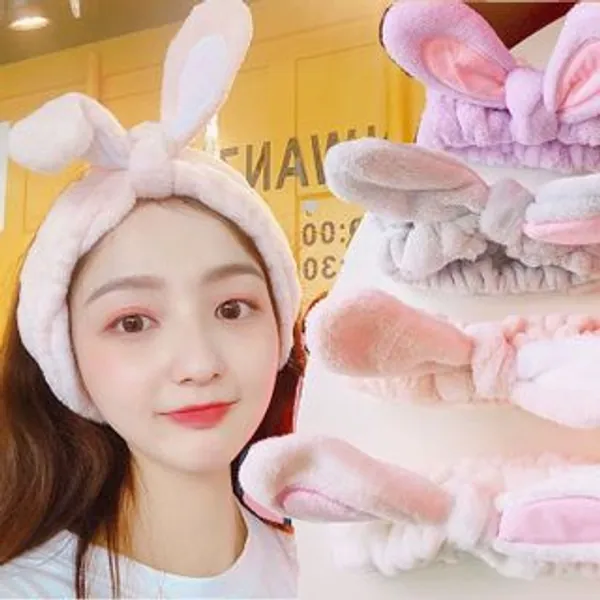 Rabbit Ear Face Wash Headband