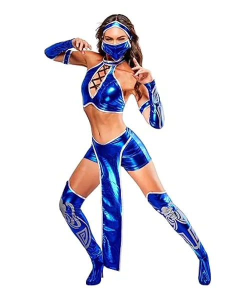 Secret Wishes Womens Kitana Mortal Kombat Costume - Medium