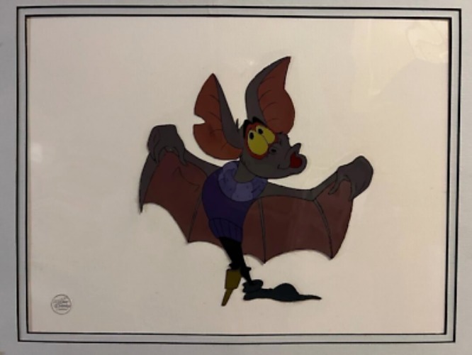 DISNEY ANIMATION CEL - FIDGIT - "THE GREAT MOUSE DETECTIVE" 1986 ORIGINAL MINT!  | eBay