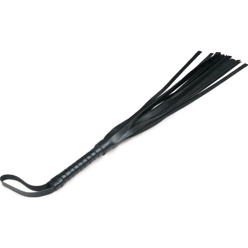 Easy Toys Flogger Whip Leather - Black