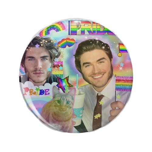 Jschlatt Pride Gif Still Lapel Pin Cute Brooch Pins Badges