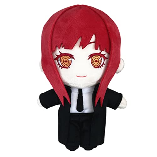 Coseaon Makima Figure Peluche Bambole Makima Plushie Merce Deko Regali di Compleanno Natale, 23CM (Makima) - Makima