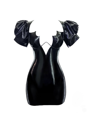 Black Moon Dress — Kitty Loves Latex