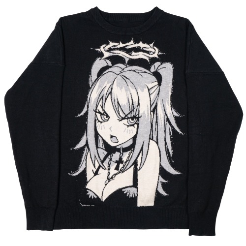 Ride Or Die Knitted Sweatshirt - Medium