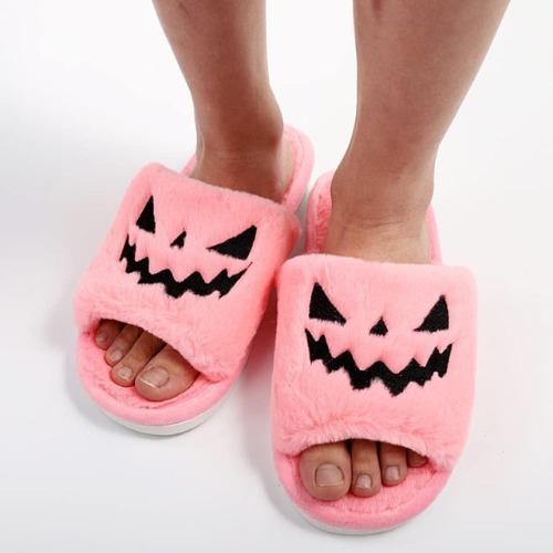 Halloween Slippers - Pink / us8.5(25cm)