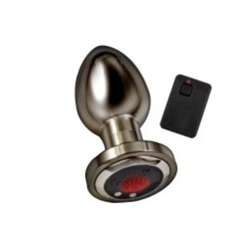 Ass-sation Vibrating Metal Butt Plug with Remote Control