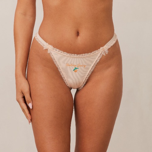 Fruity 'Feeling Juicy' G-string - Peach | S