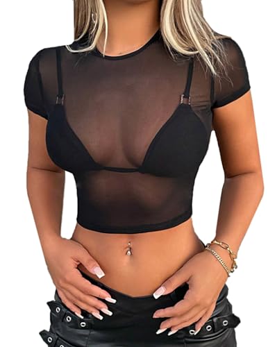 Mesh Crop Top