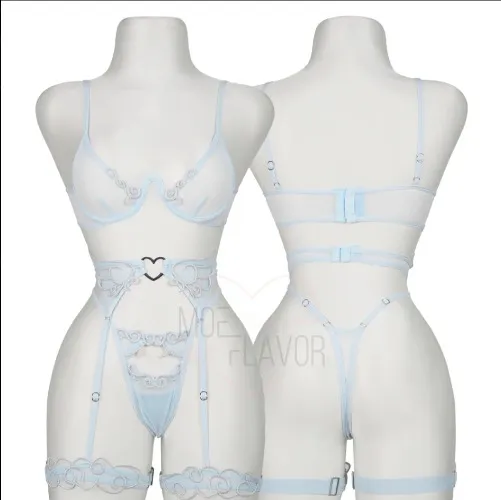 Ethereal Lingerie | Blue / Bottom / XS/S