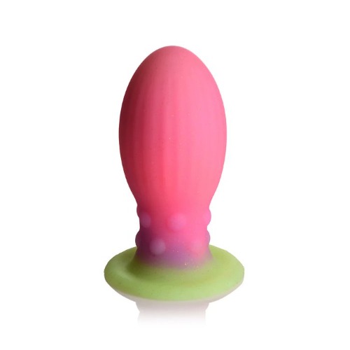 Creature Cocks Xeno Egg Fantasy Shaped Girthy Glow-in-the-Dark Silicone Egg With Strong Suction Cup