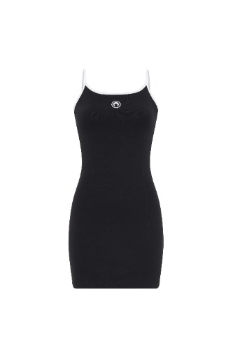 Moon Logo Jersey Mini Dress • Marine Serre