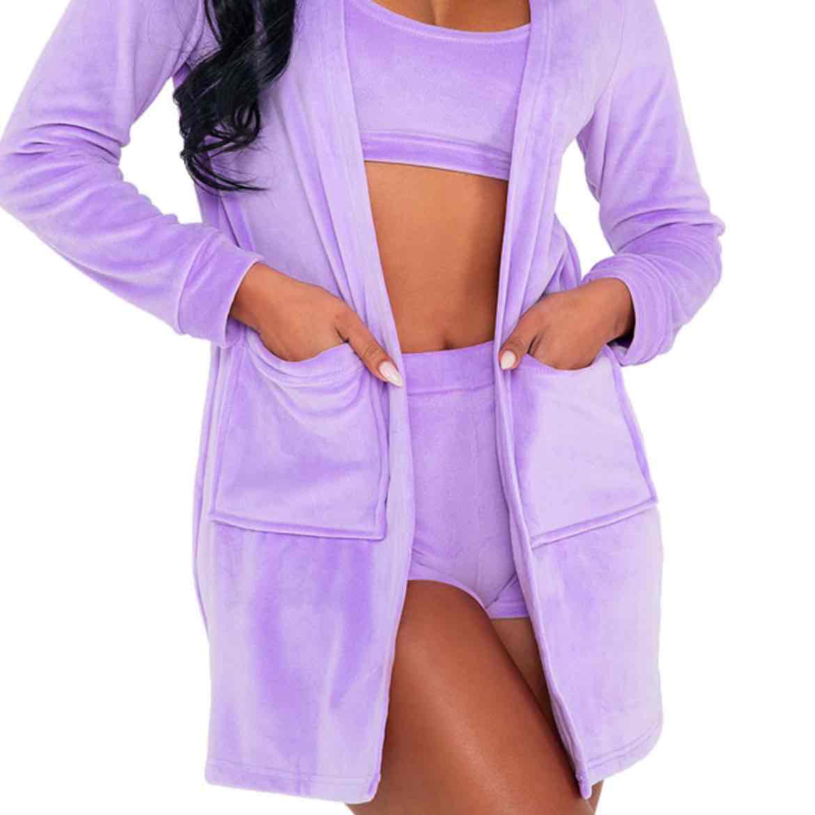 Velour Robe