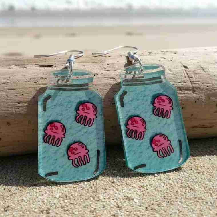 Spongebob Jellyfish Earrings