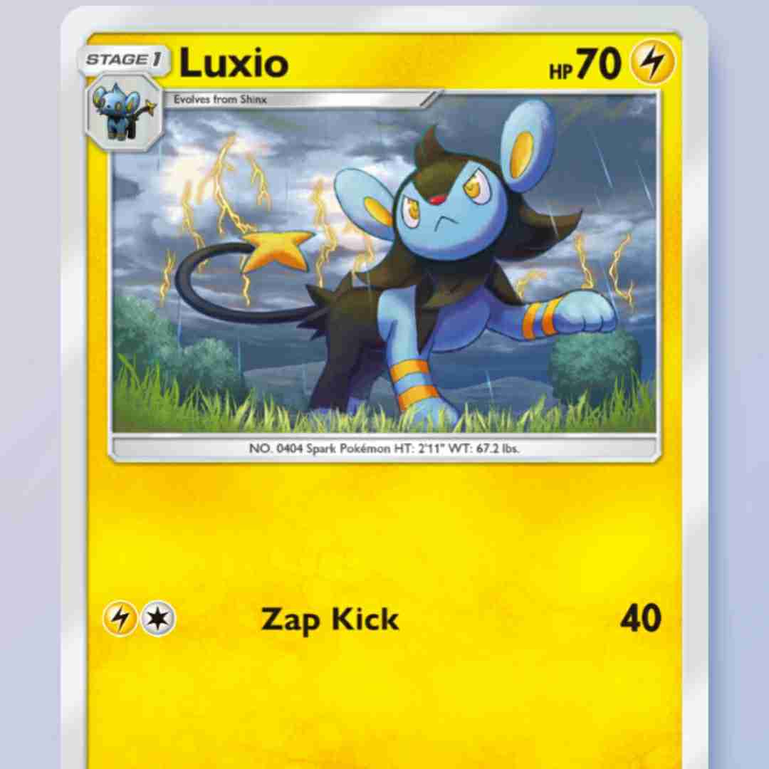 Luxio Pokemon Card