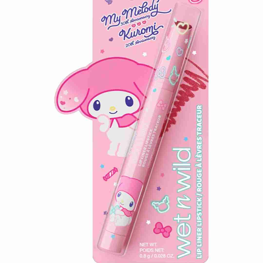 wet n wild My Melody and Kuromi Lip Liner Lipstick

