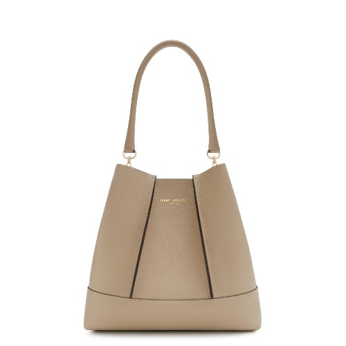 Femme Forte Macie taupe calfskin leather shoulder bag | Default Title