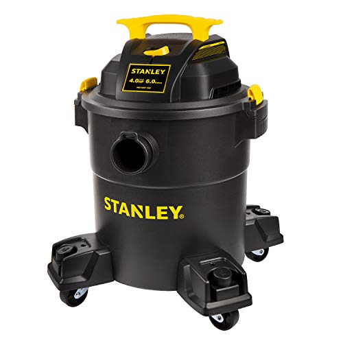 Stanley - SL18116P Wet/Dry Vacuum, 6 Gallon, 4 Horsepower Black - Black, Yellow