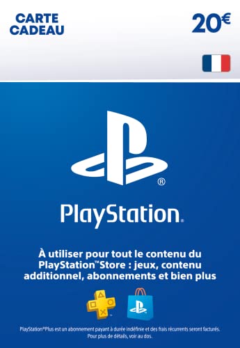 20€ Carte Cadeau PlayStation | Compte PSN français uniquement [Code par Email] - Standard - €20