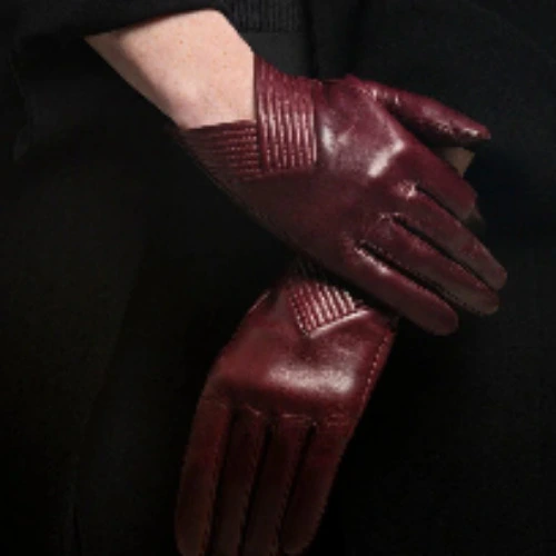 Paula Rowan | Caroline - Women's Silk Lined Leather Gloves