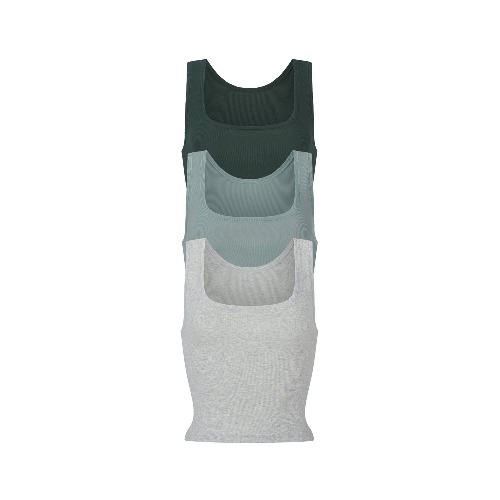 COTTON RIB TANK 3-PACK | VAPOR MULTI