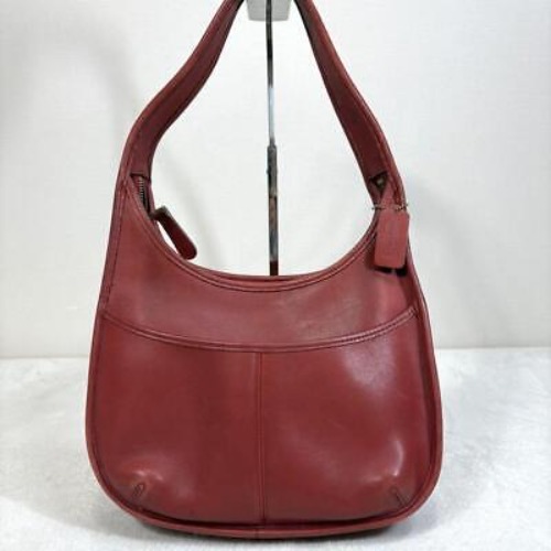 Old Coach 9033 Shoulder Bag Red Vintage Ergo Extremely Rare Japan  | eBay