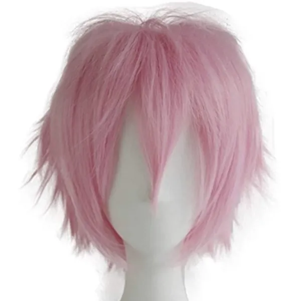 Light Pink Short Anime Wig