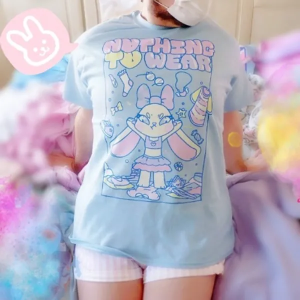 Nothing to Wear Kawaii Bunny Rabbit T-shirt