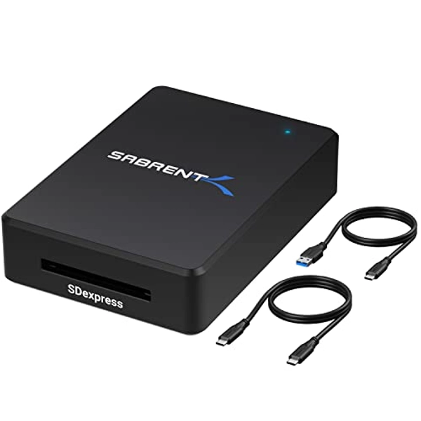 SABRENTLector de Tarjetas SD Express 7.1 USB 3.2 Tipo-C y Tipo-A [CR-SDX7]