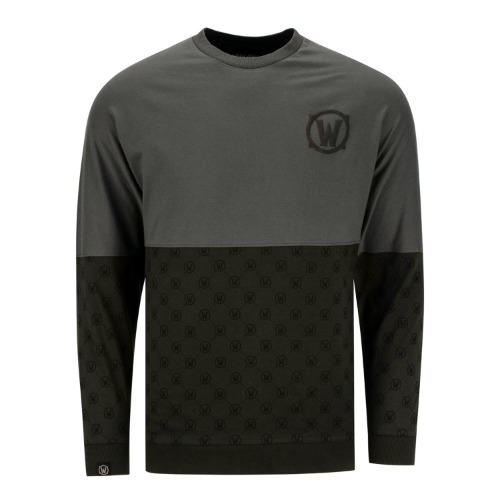 World of Warcraft Grey Billboard Long Sleeve T-Shirt | XS