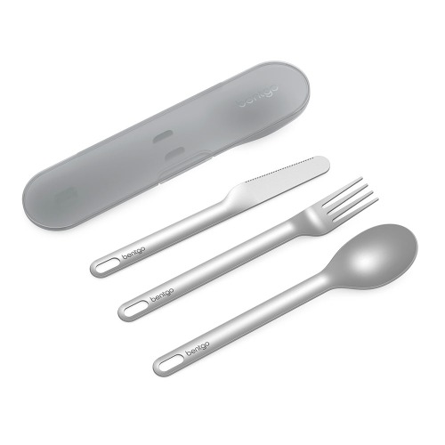 Bentgo Stainless Steel Travel Utensil Set | Gray