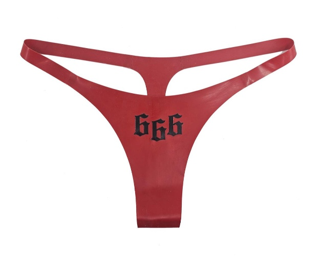 666 latex panties from LottieLatex