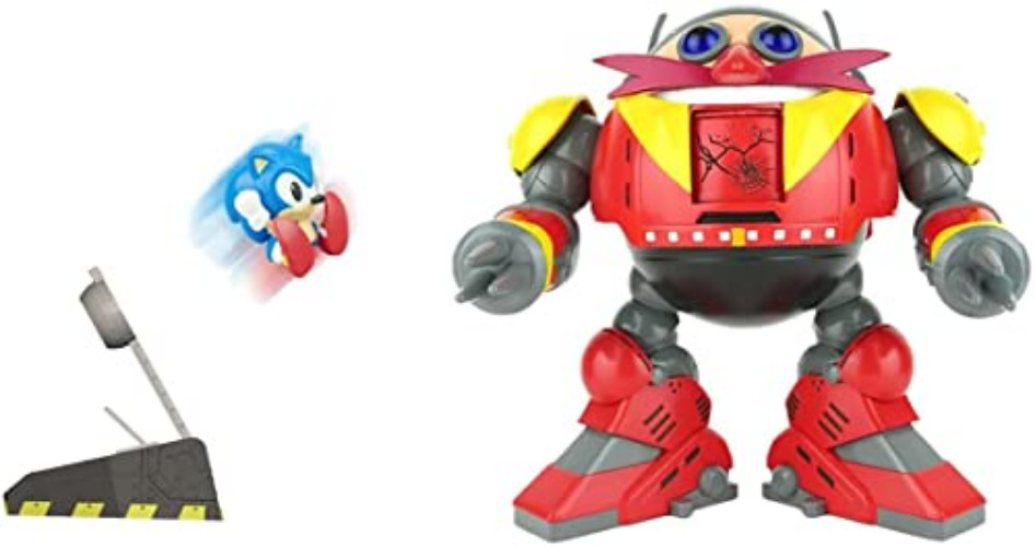 Giant Eggman Robot Battle Set with Catapult - 30th - Red,grey and Yellow