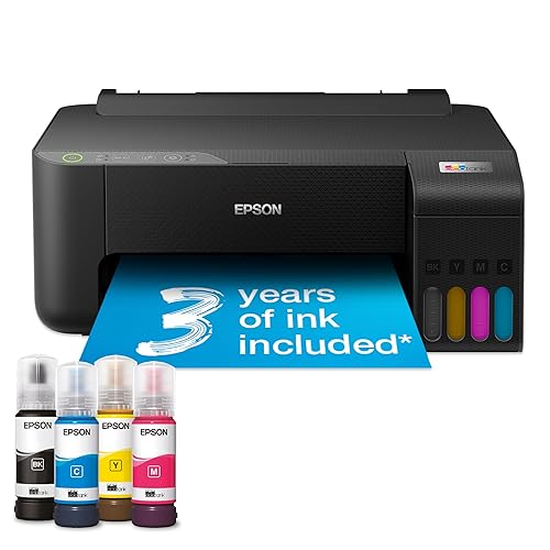 Epson EcoTank ET-1810 A4 Single Function Wi-Fi Ink Tank Printer, With Up To 3 Years Of Ink Included - ET1810 - Without Additional Ink Multipack