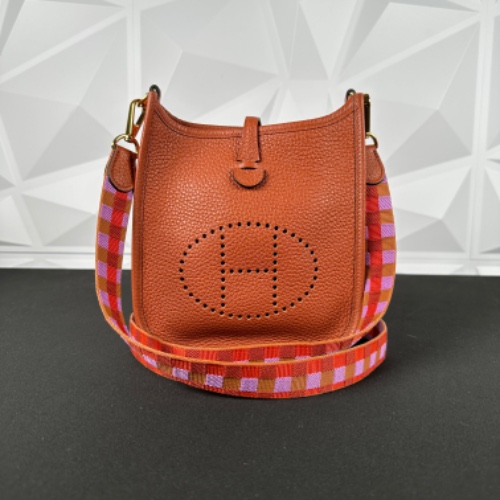 Hermes Evelyne 16 TPM Clemence Calfskin Cuivre