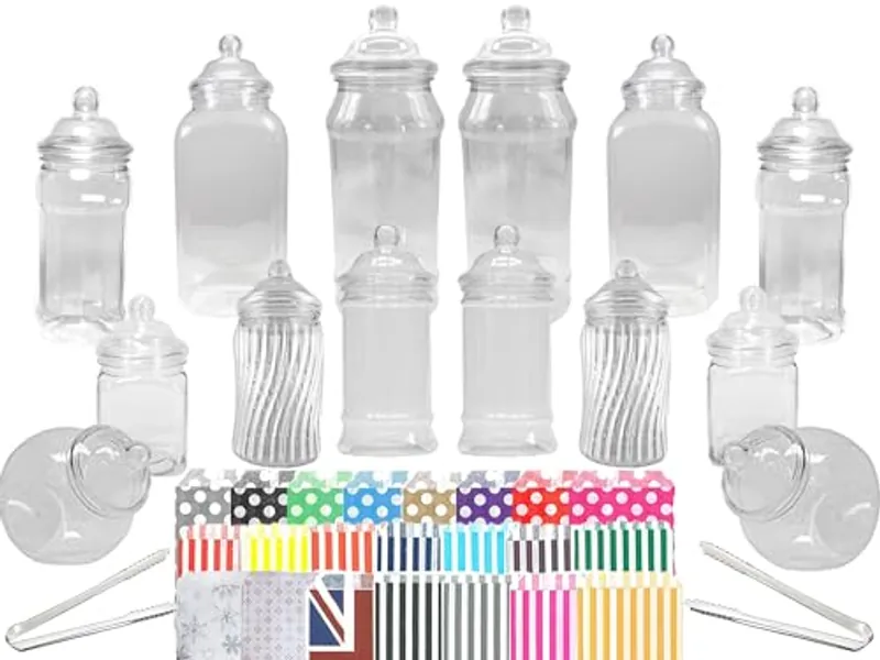 Candy jars for birthday 🎂 🥳 