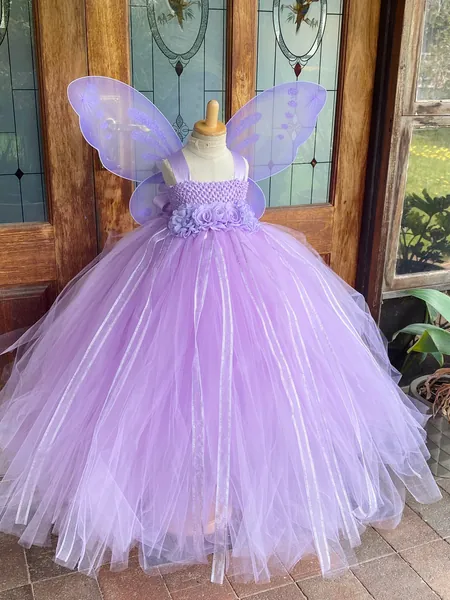 Lavender Fairy Tutu Dress  - birthday dress