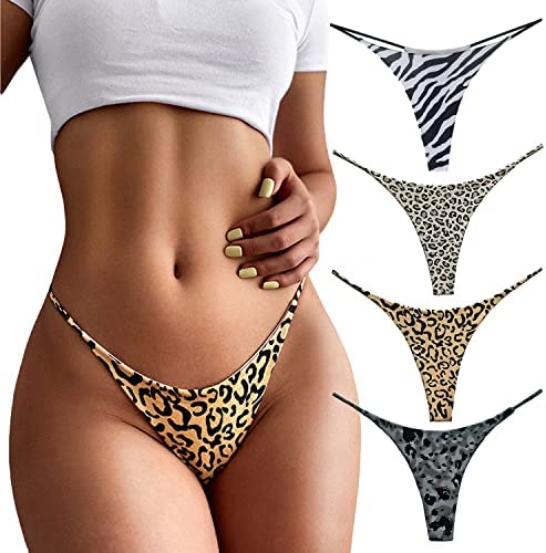 Cotton thong panties