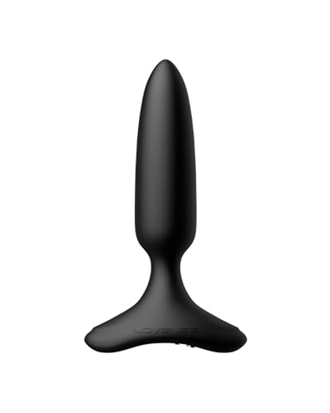 LOVENSE Hush 2 Butt Plug 1.0", Silicone Anal Vibrating Ball for Men, Big Vibration Machine for Women and Couples, Sex Toys Waterproof and Rechargeable